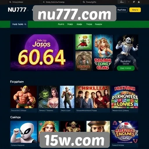 Análise dos jogos disponíveis no site nu777
