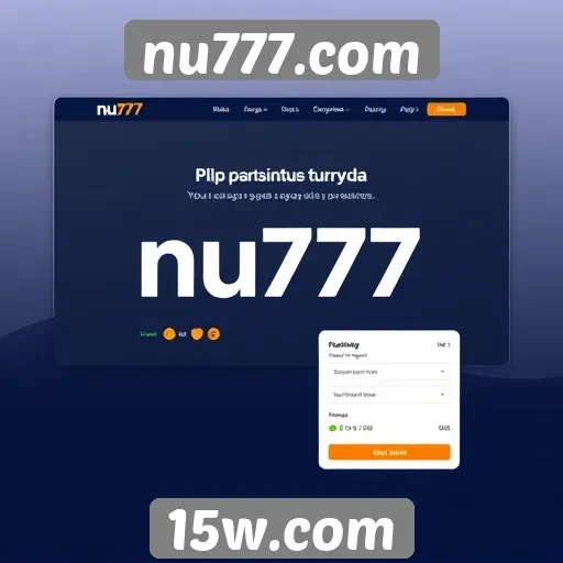 Experiência do usuário no design do nu777.com